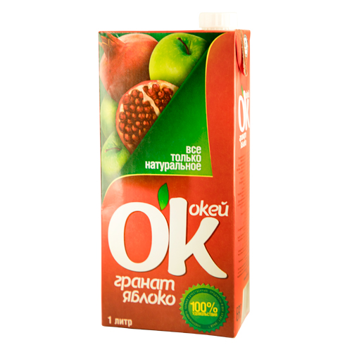 О'К Гранат-Яблоко 0,93 л.